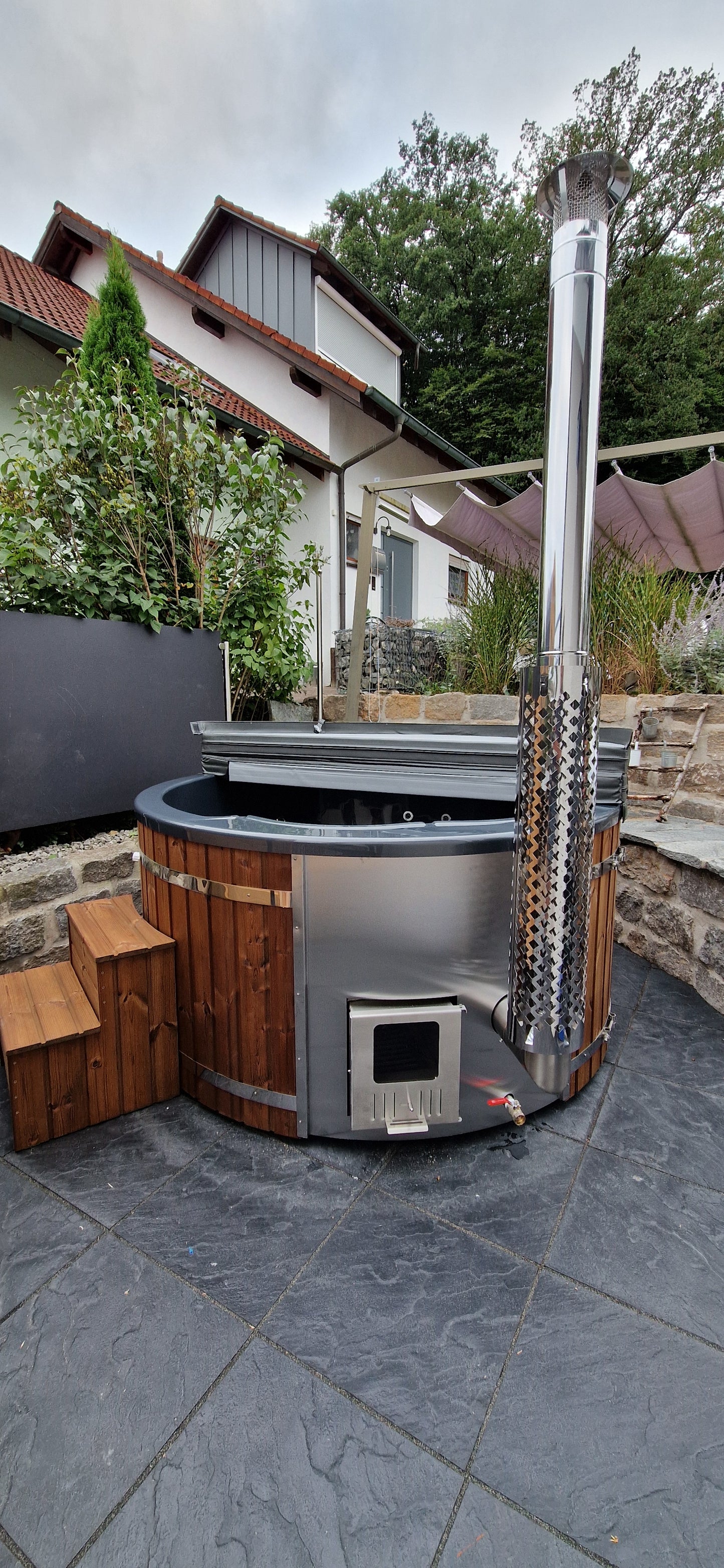 Hot-Tub Ø 2,0m-2,25m DeLuxe Acryl