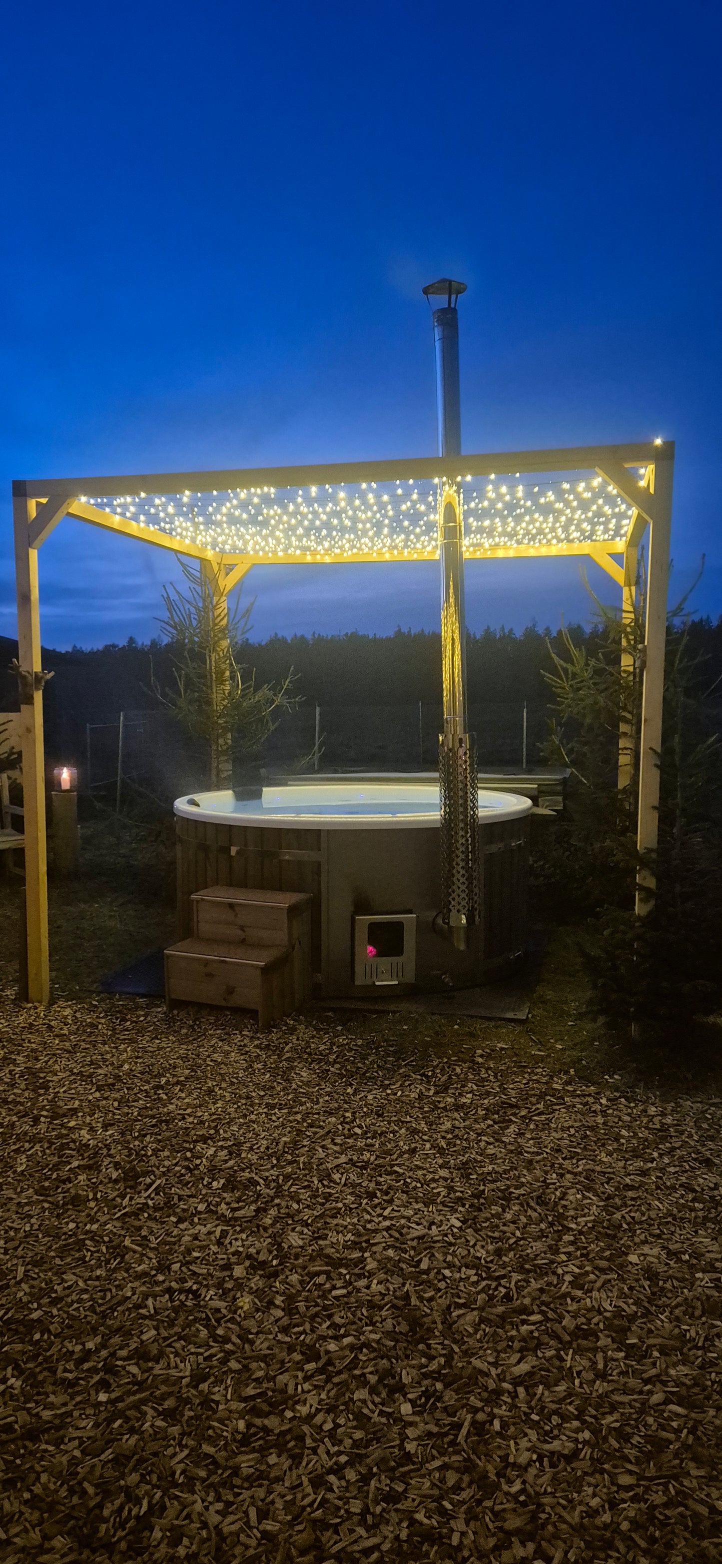 Hot-Tub Ø 2,0m-2,25m DeLuxe Acryl