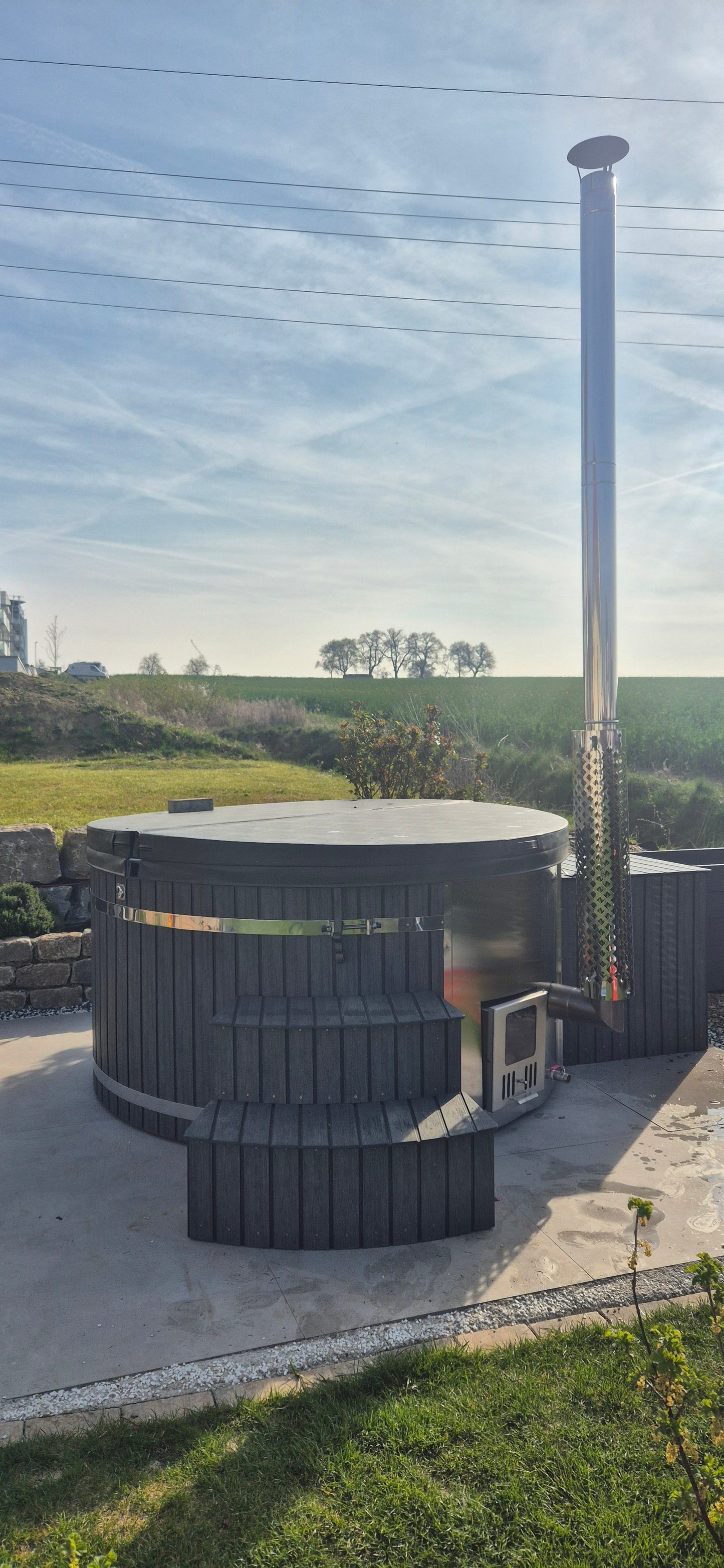 Hot-Tub Ø 2,0m-2,25m DeLuxe Acryl