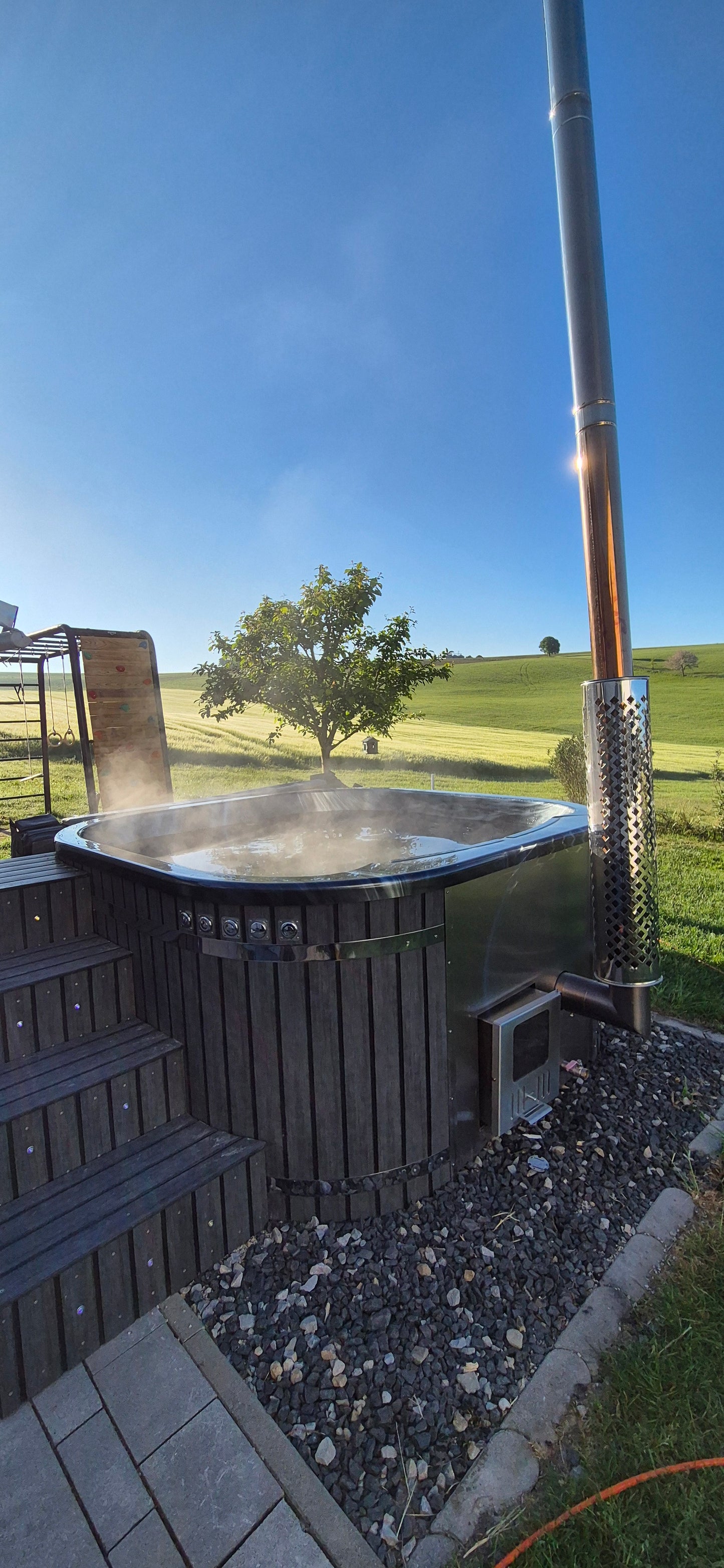 Hot-Tub Ø 2,0m-2,25m DeLuxe Acryl