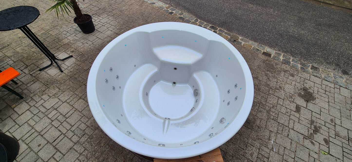 Hot-Tub Ø 2,0m-2,25m DeLuxe Acryl