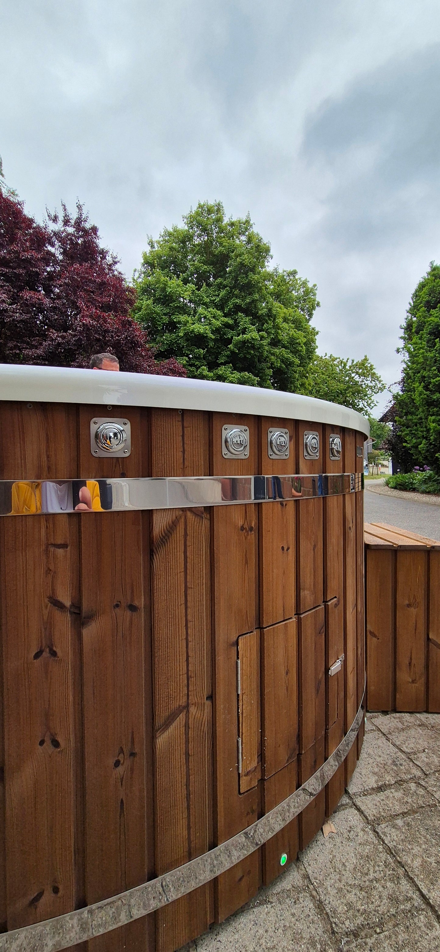 Hot-Tub Ø 2,0m-2,25m DeLuxe Acryl