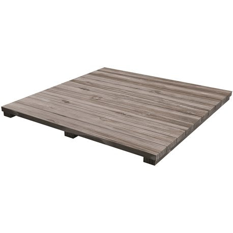 Akazienholzeinlage gebürstet