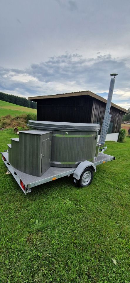 Hot Tub mit Holzofen zum Mieten