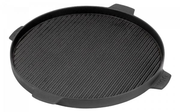 Halbrunde Grillplatte aus Gusseisen 2XL, XL – Big Green Egg Original | bader24
