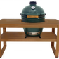 Tisch aus Eukalyptusholz L - exclusive Rollen – Big Green Egg Original | bader24