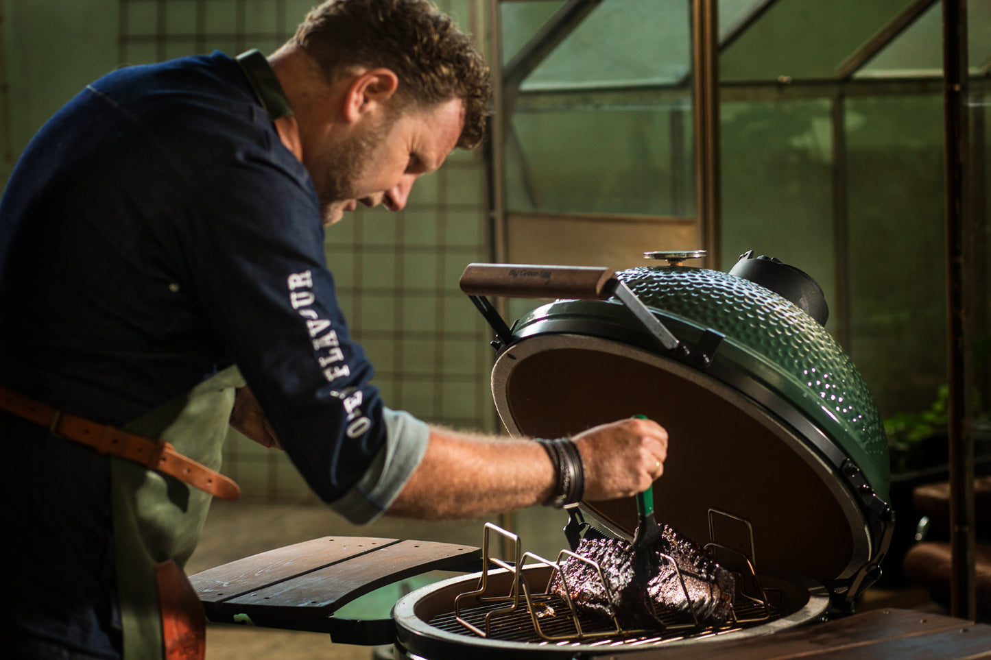 Big Green Egg Bratenkorb / Rippenhalter aus Edelstahl 2XL / XLarge / Large