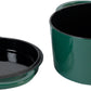 Big Green Egg emaillierter Dutch Oven 4 L Grün rund 2XL / XLarge / Large