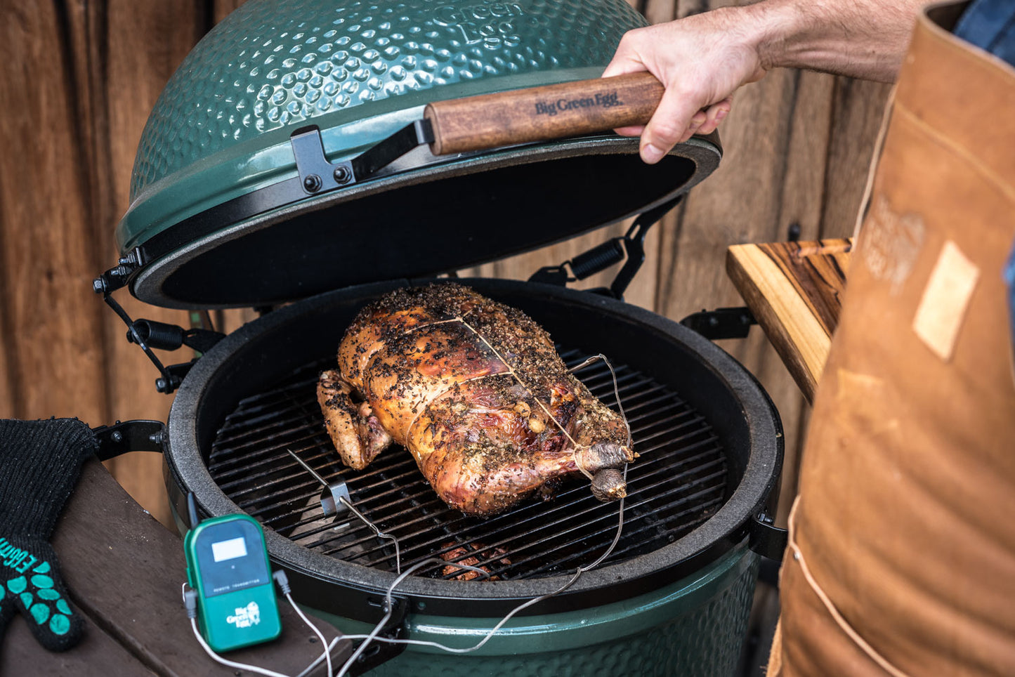 Big Green Egg Funk - Grillthermometer mit 2 Temperaturfühlern