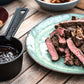 Big Green Egg Gusseisen Saucentopf mit Silikonpinsel