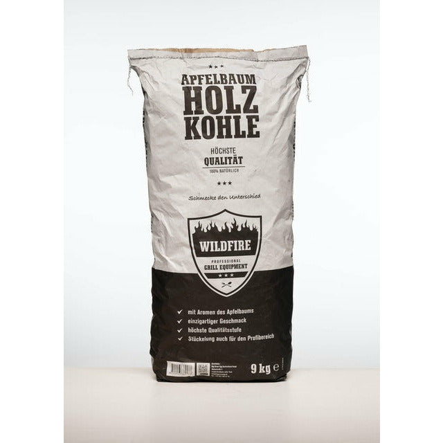 WILDFIRE Aroma Holzkohle vom Apfelbaum 9 kg/ Karton