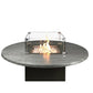 FIRESTAR Outdoor Gaskamin AMBIENTE Bartable Edelstahl gebürstet Gartenkamin