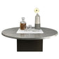 FIRESTAR Outdoor Gaskamin AMBIENTE Bartable Edelstahl gebürstet Gartenkamin